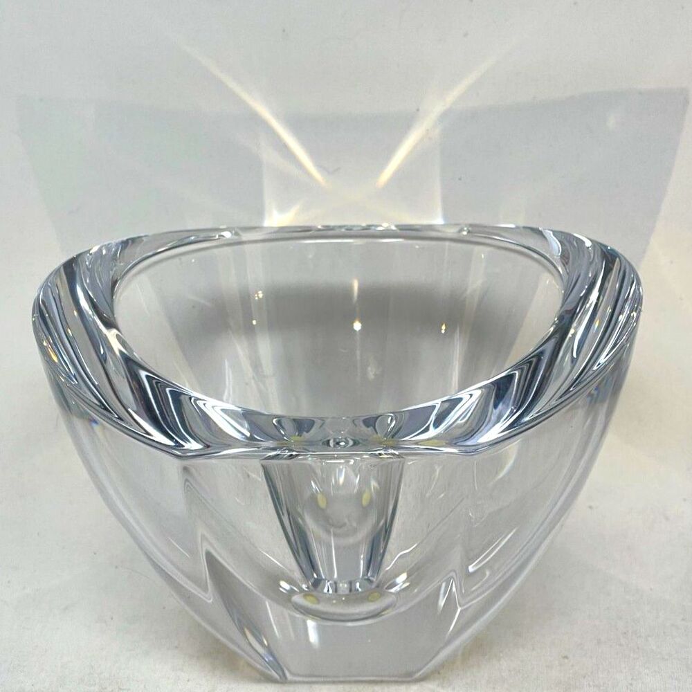 Vintage Orrefors Kostaboda Crystal By ERIKA LAGERBIELKE Vase Mirror Collection